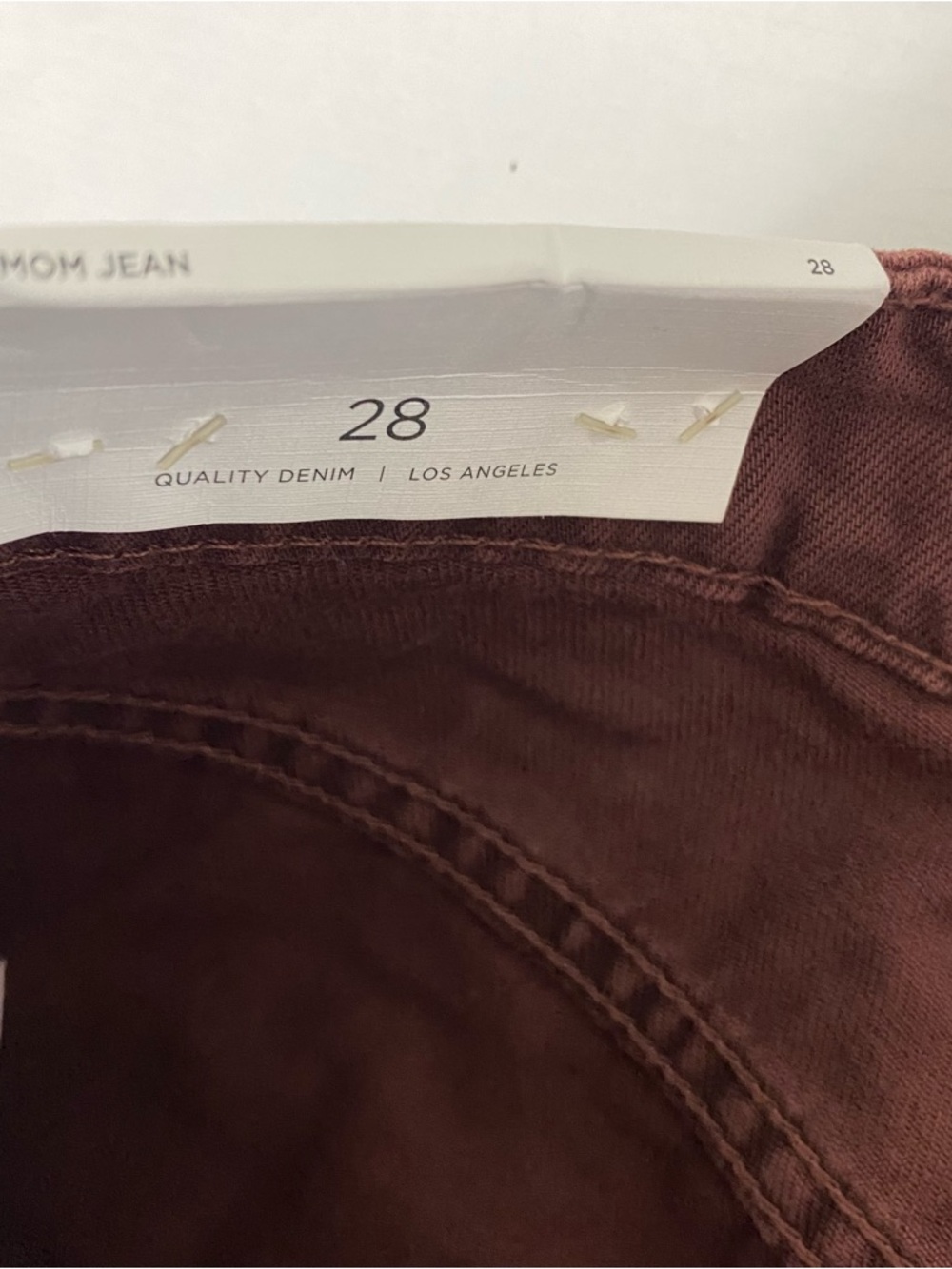 PacSun Womens Crop Mom Jeans Size 28" High Rise Straight Leg Denim Y2K Raisin - Picture 5 of 14